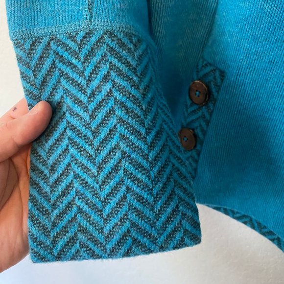Prana Blue Sweater Women Large - Picture 7 of 11